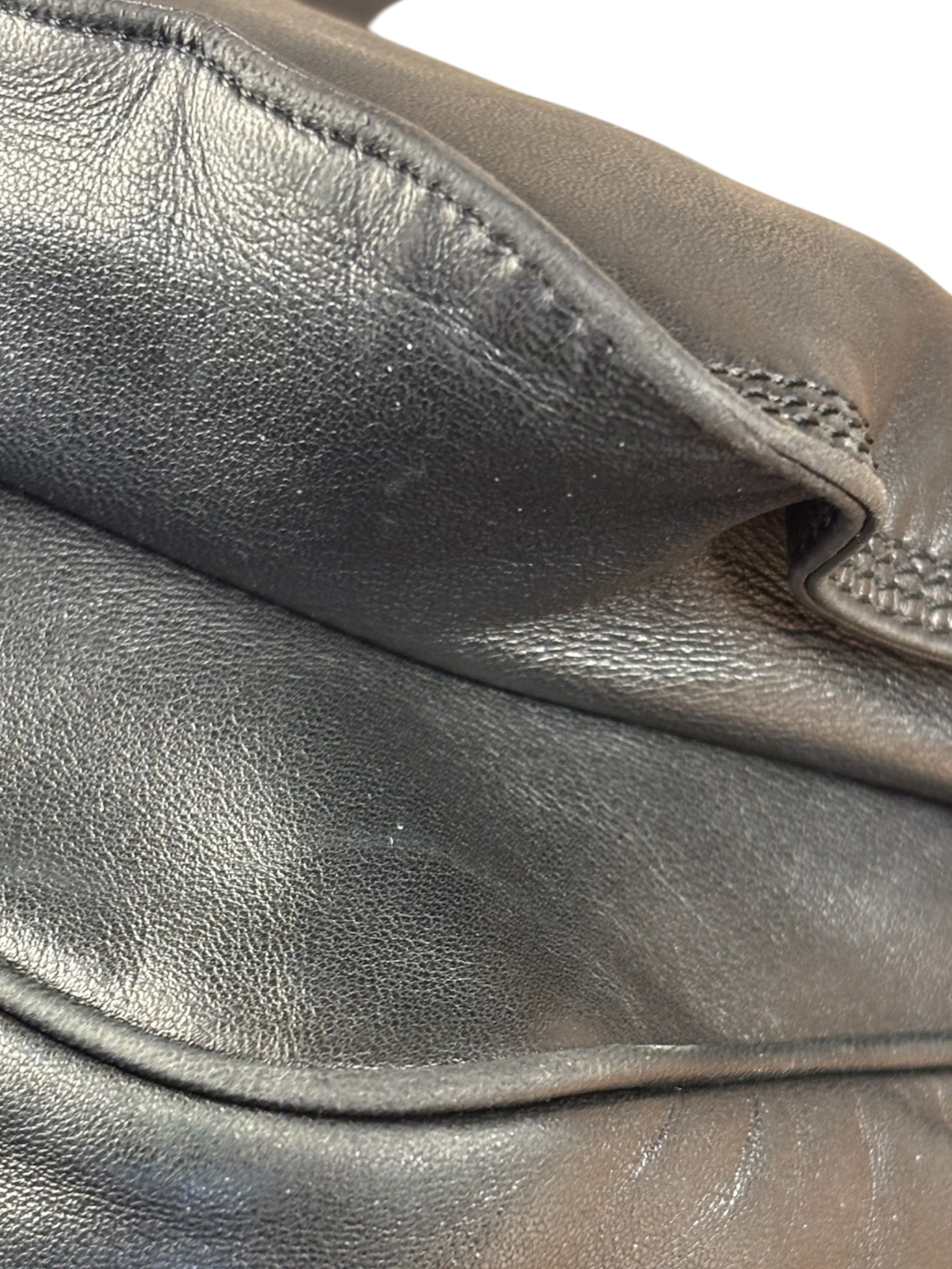 Loewe Black Anagram Logo Leather Crossbody