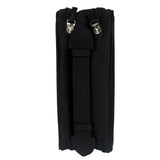 Prada Beauty Black Canvas Travel Cosmetic Pouch