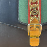 Gucci Black Leather Small Sylvie Shoulder Bag