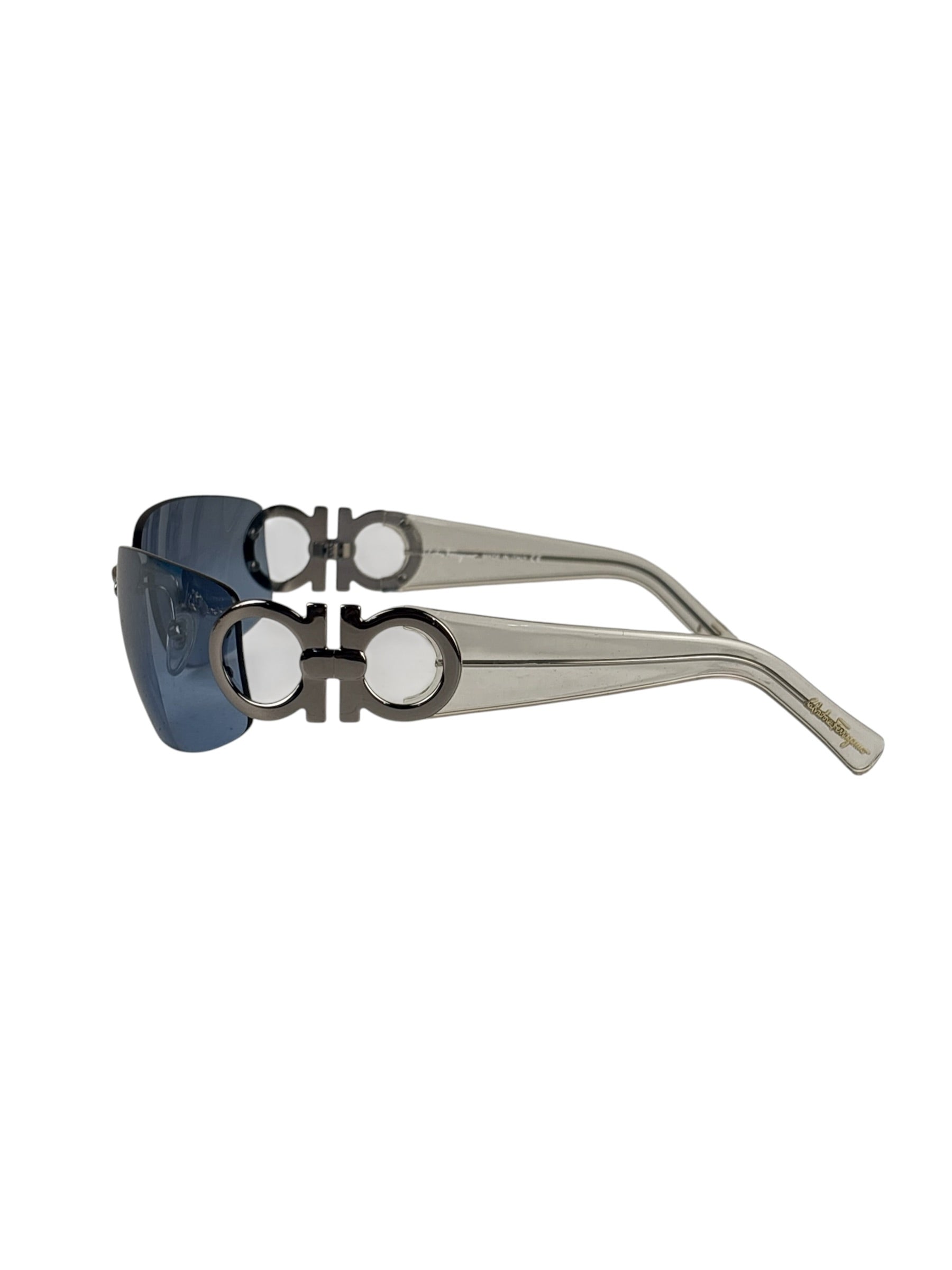 Salvatore Ferragamo Rimless Sunglasses