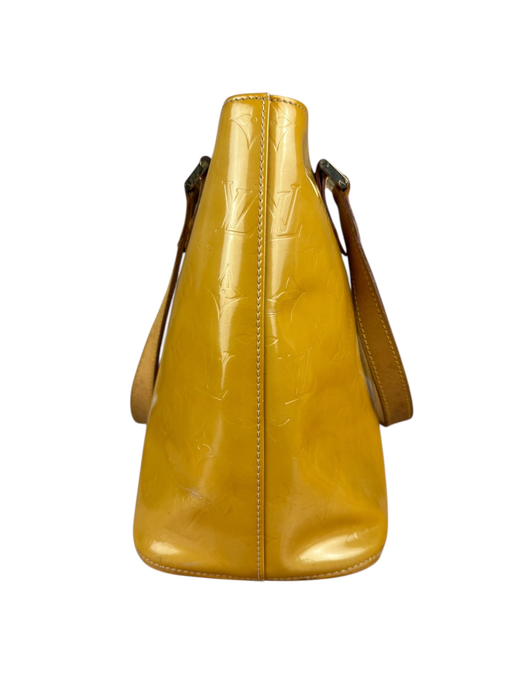 Louis Vuitton Vintage Monogram Vernis Houston Yellow