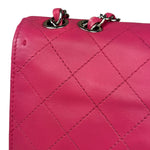 Chanel Pink Quilted Leather Accordion Flap Bag 2014