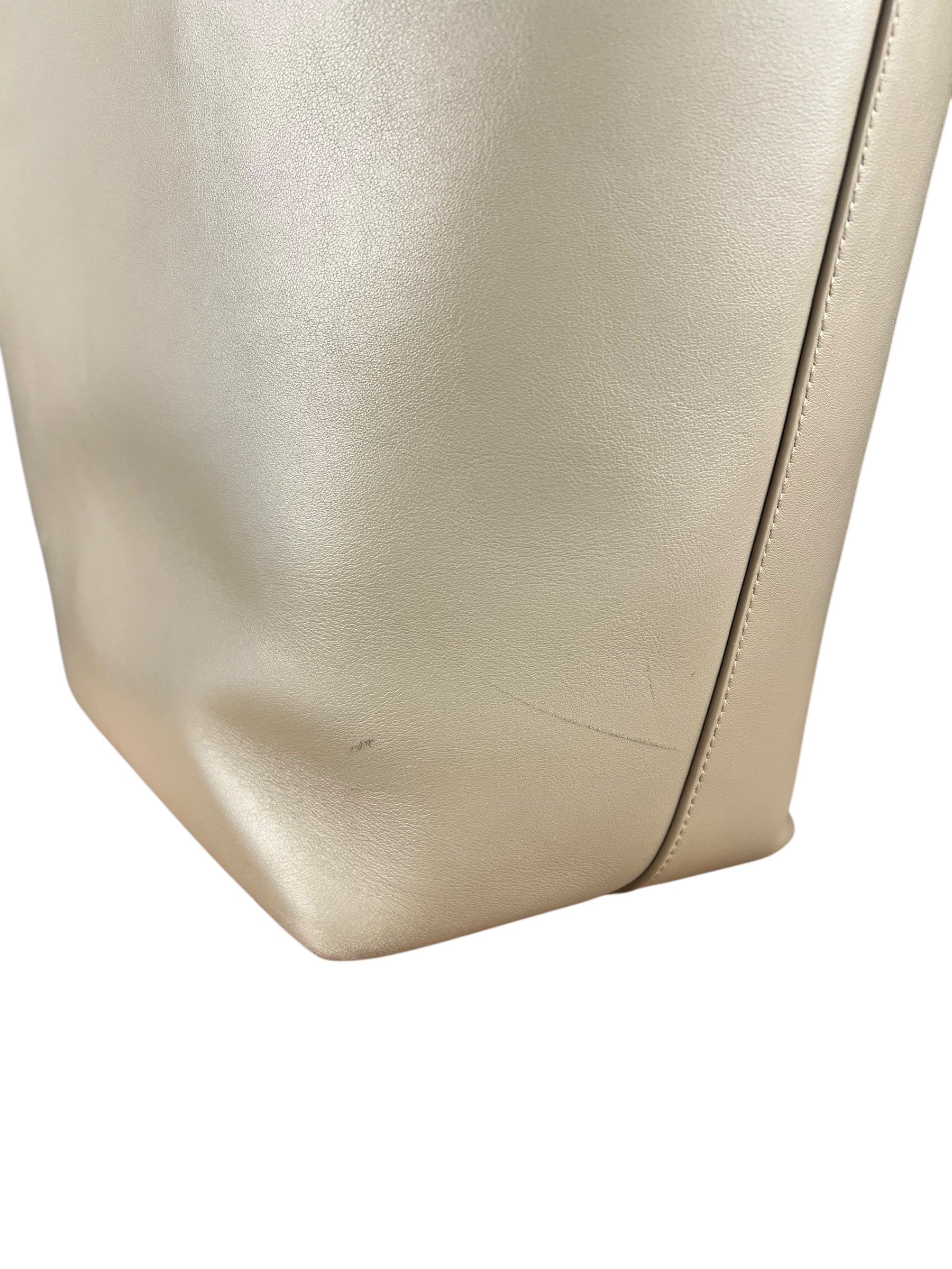 Balenciaga Beige Leather Mary Kate Tote Bag