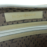 YSL Vintage Grey Leather Travel Pouch