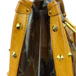 Louis Vuitton Vintage Brown Leather/PVC Monogram Ambre Tote