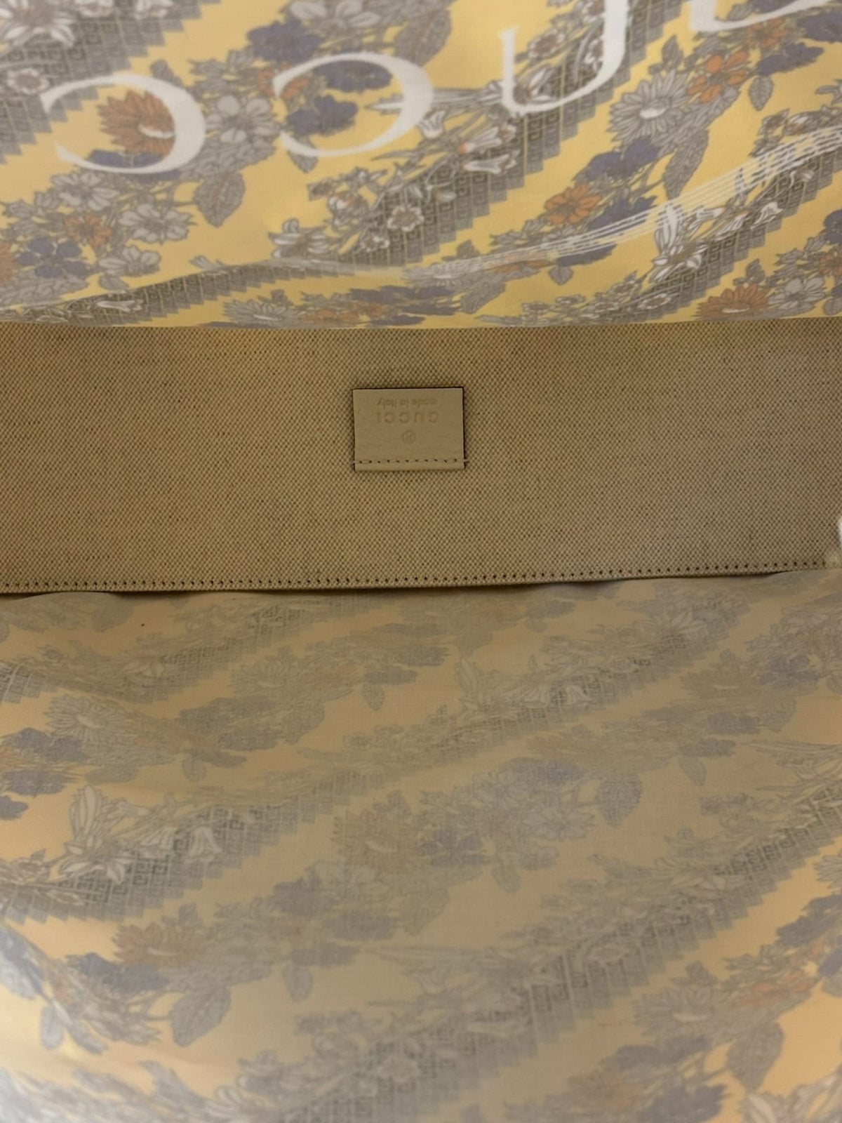 Gucci Colorblock Medium Floral Logo Tote