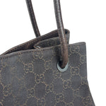 Gucci GG Denim leather Trim Gifford Tote Bag