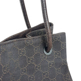 Gucci GG Denim leather Trim Gifford Tote Bag