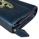 Vivienne Westwood Leather Orb Emblem Wallet