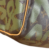 Louis Vuitton Stephen Sprouse Limited Edition Graffiti Keepall 50 Green