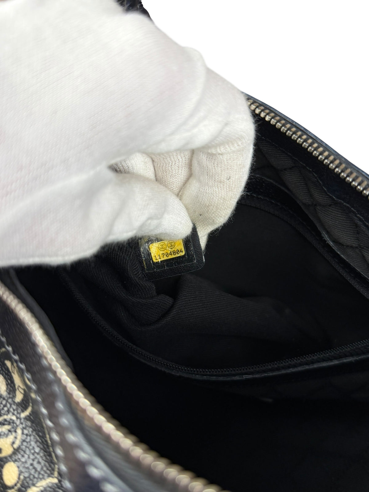 Chanel Vintage Coco Optic Bowler Bag 2006