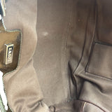 Loewe Vintage Brown Patent Leather Amazona Handbag