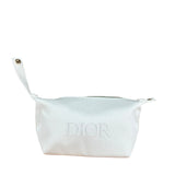 Dior Beauty White Canvas Mini Pouch