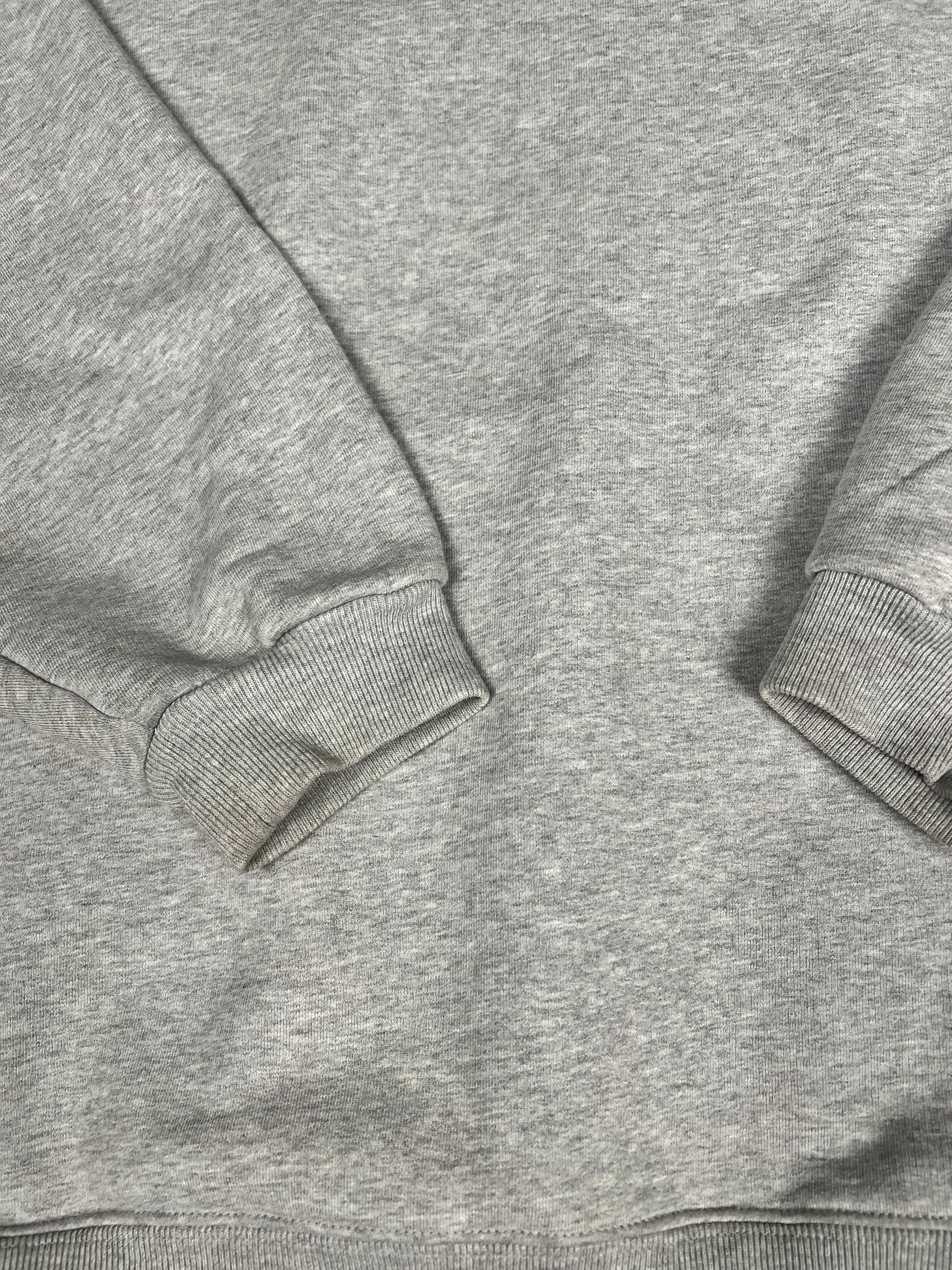 Balenciaga Logo Pullover Hoodie Grey