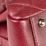 Chanel Burgundy Caviar Quilted Leather Tote 2010