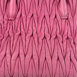 Miu Miu Pink Nappa Leather 2Way Tote Bag