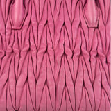 Miu Miu Pink Nappa Leather 2Way Tote Bag
