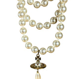 Vivienne Westwood Three Row Pearl Drop Choker