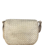 Bottega Veneta Vintage Beige Intrecciato Crossbody