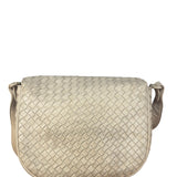Bottega Veneta Vintage Beige Intrecciato Crossbody
