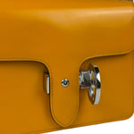 Gucci Orange GG Polished Leather Shoulder Bag