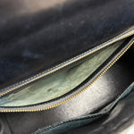 Hermes Kelly 32 Black Box Leather 1991