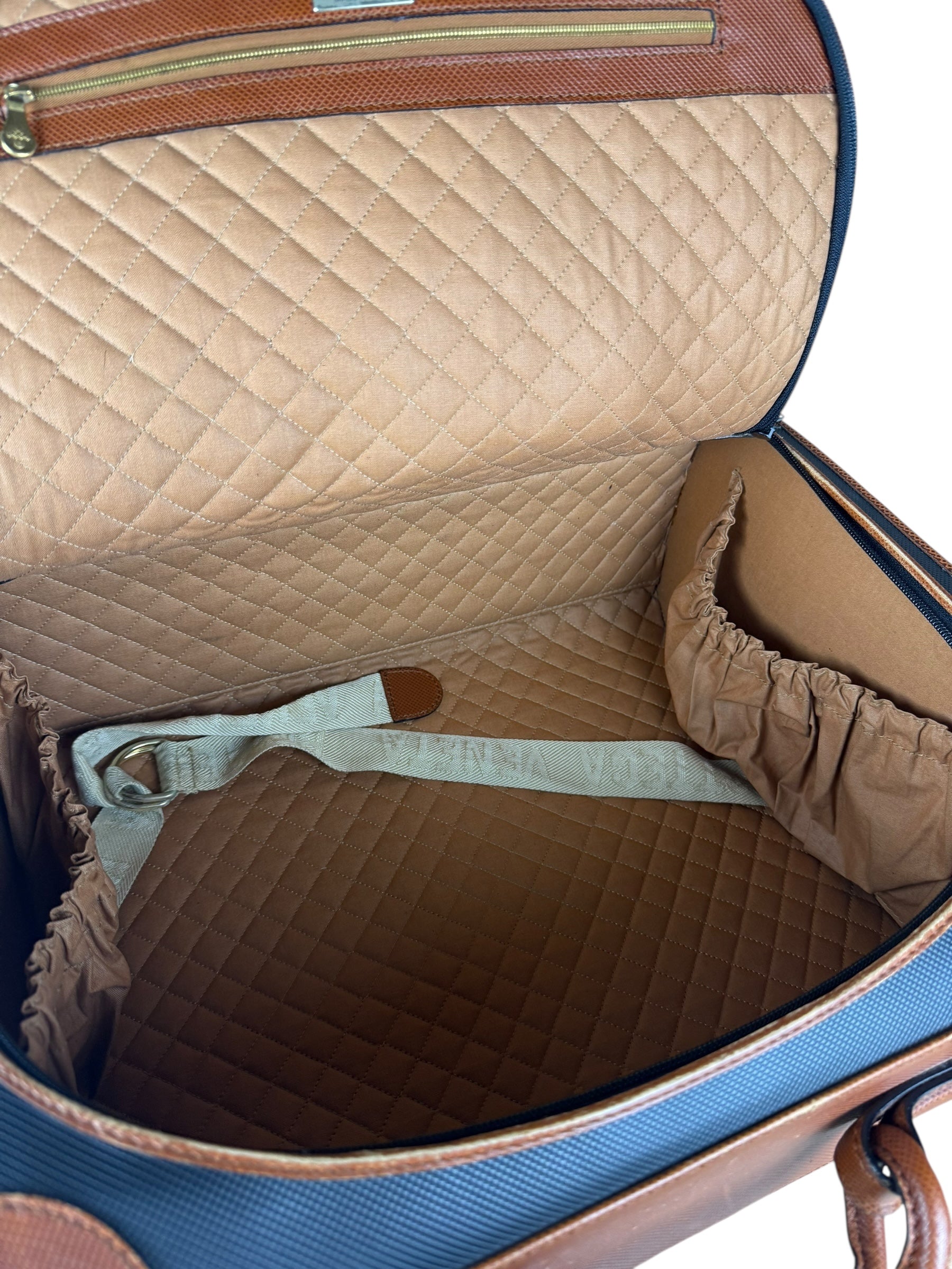 Bottega Veneta Vintage Travel Case Black/Brown