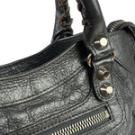 Balenciaga Grey Calfskin Mini Le City Bag