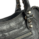 Balenciaga Grey Calfskin Mini Le City Bag
