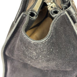 Prada Black Leather/Suede Shoulder Bag