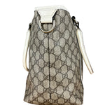 Gucci GG Joy Coated Canvas Tote Bag White/Beige