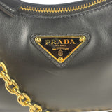 Prada Black Saffiano Leather Re-Edition Two-Way Bag