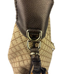 Gucci Brown Leather Trim Jackie 1961 Hobo Bag