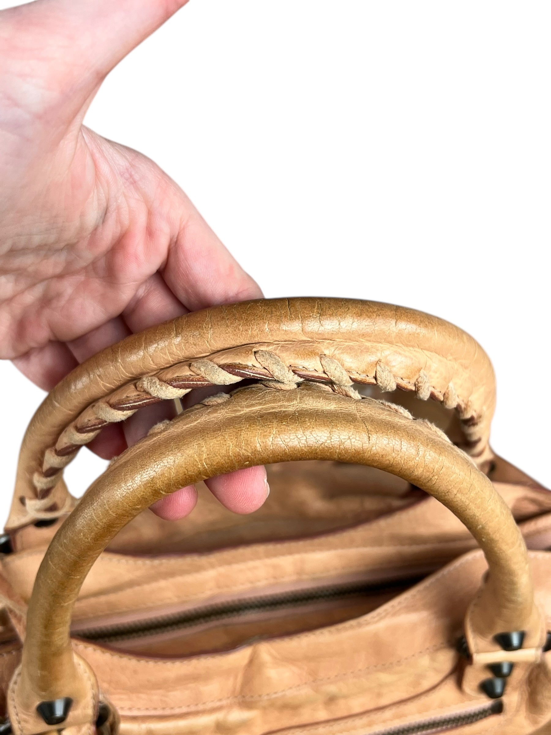 Balenciaga Classic Leather City Bag Light Salmon