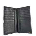 Coach Black Leather Long Wallet