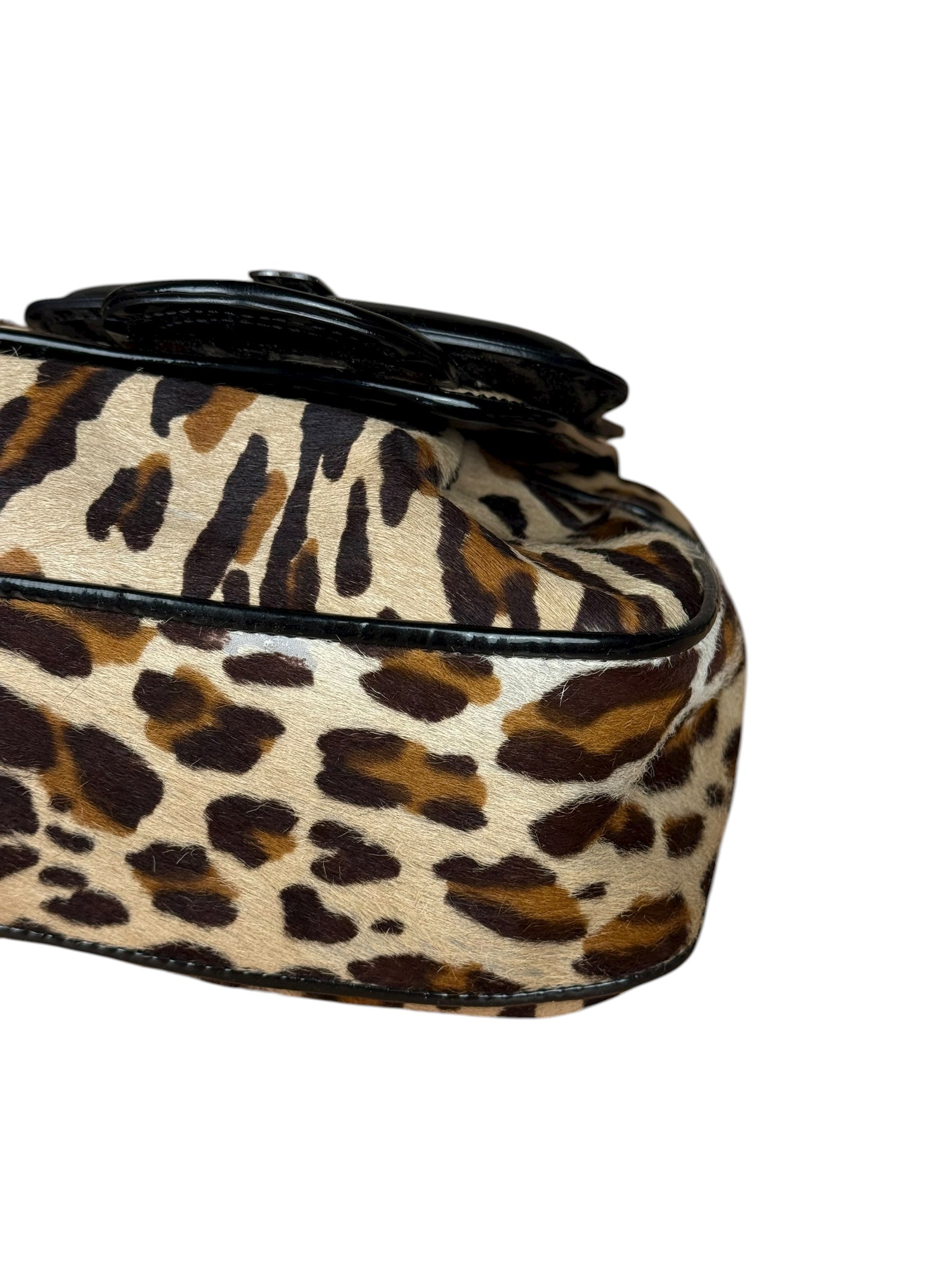 Fendi Leopard Print B Bag