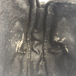 Gucci Vintage Micro GG Black Leather Shoulder Bag