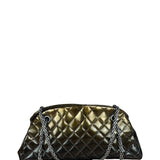 Chanel Metallic Gold Patent Leather Just Medemoiselle Bowling Bag 2011