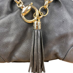 Gucci Vintage Black Leather Sienna Tote