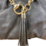 Gucci Vintage Black Leather Sienna Tote