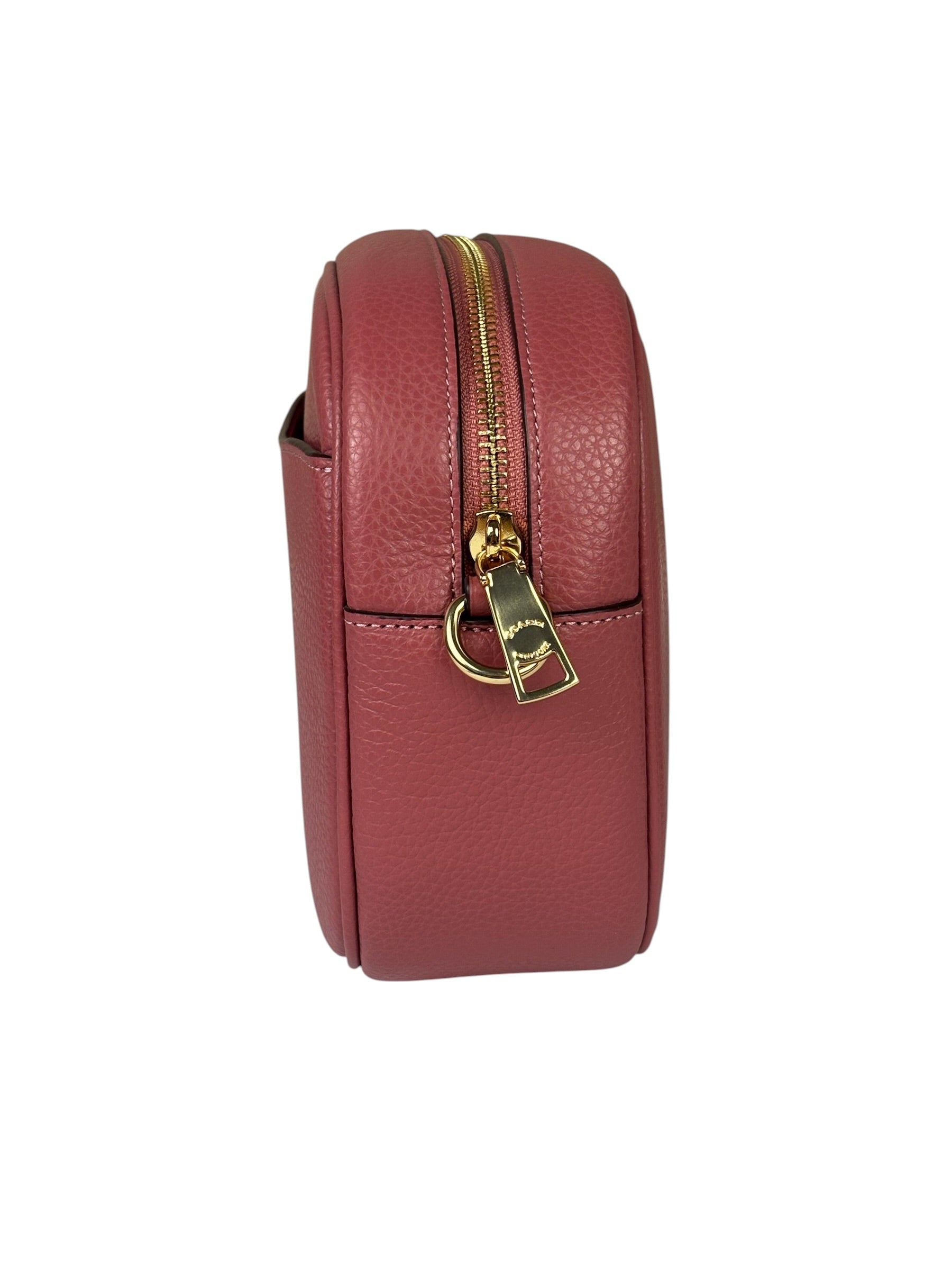 Coach Pink Pebbled Leather Colton Crossbody Bag