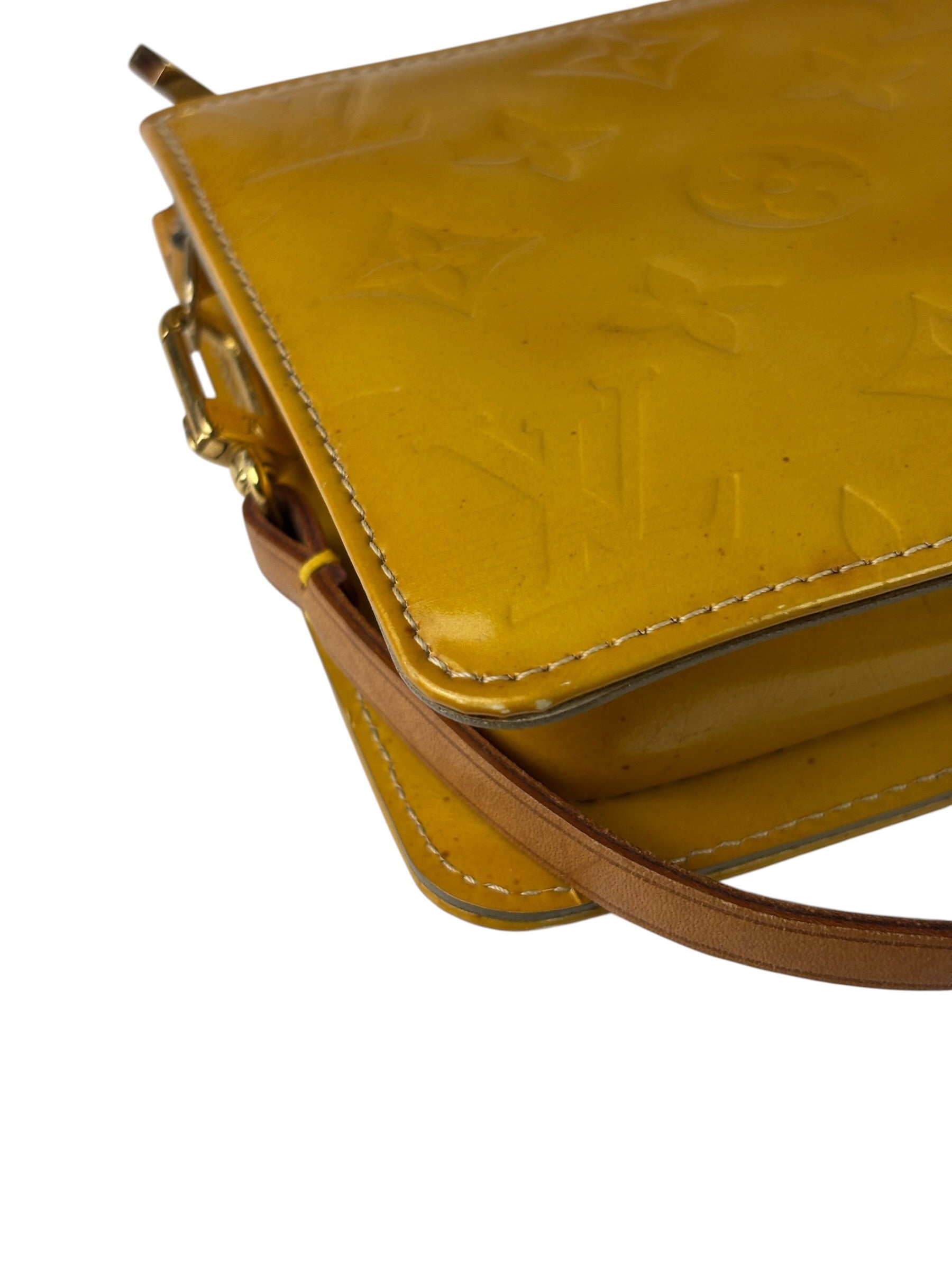 Louis Vuitton Yellow Vernis Pochette