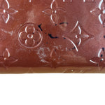 Louis Vuitton Burgundy Monogram Vernis Zippy Wallet