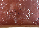 Louis Vuitton Burgundy Monogram Vernis Zippy Wallet