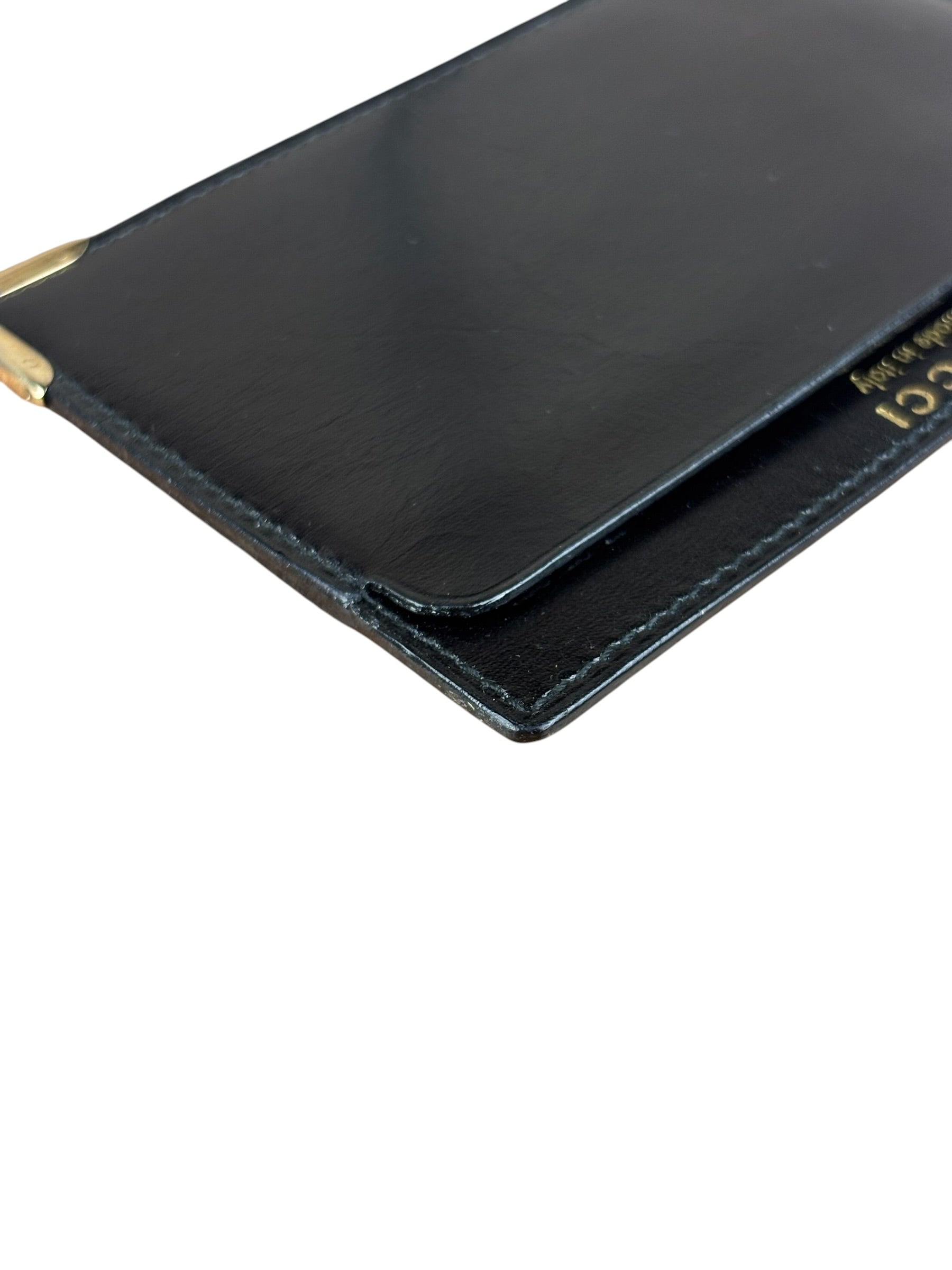 Gucci Black Leather Card Holder