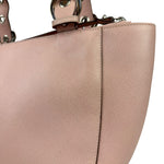 Salvatore Ferragamo Pink Saffiano Leather Shoulder Bag