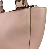 Salvatore Ferragamo Pink Saffiano Leather Shoulder Bag