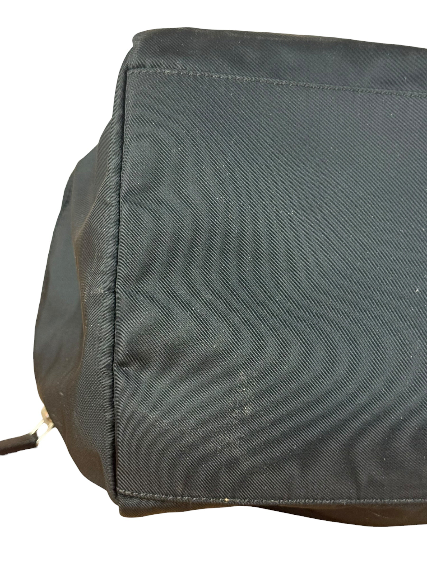 Prada Vintage Black Nylon Handbag