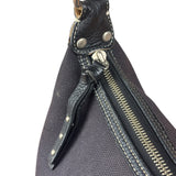 Burberry Vintage Black Canvas Crossbody Bag