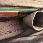 Metier Brown Leather Long Haul Toiletry Bag